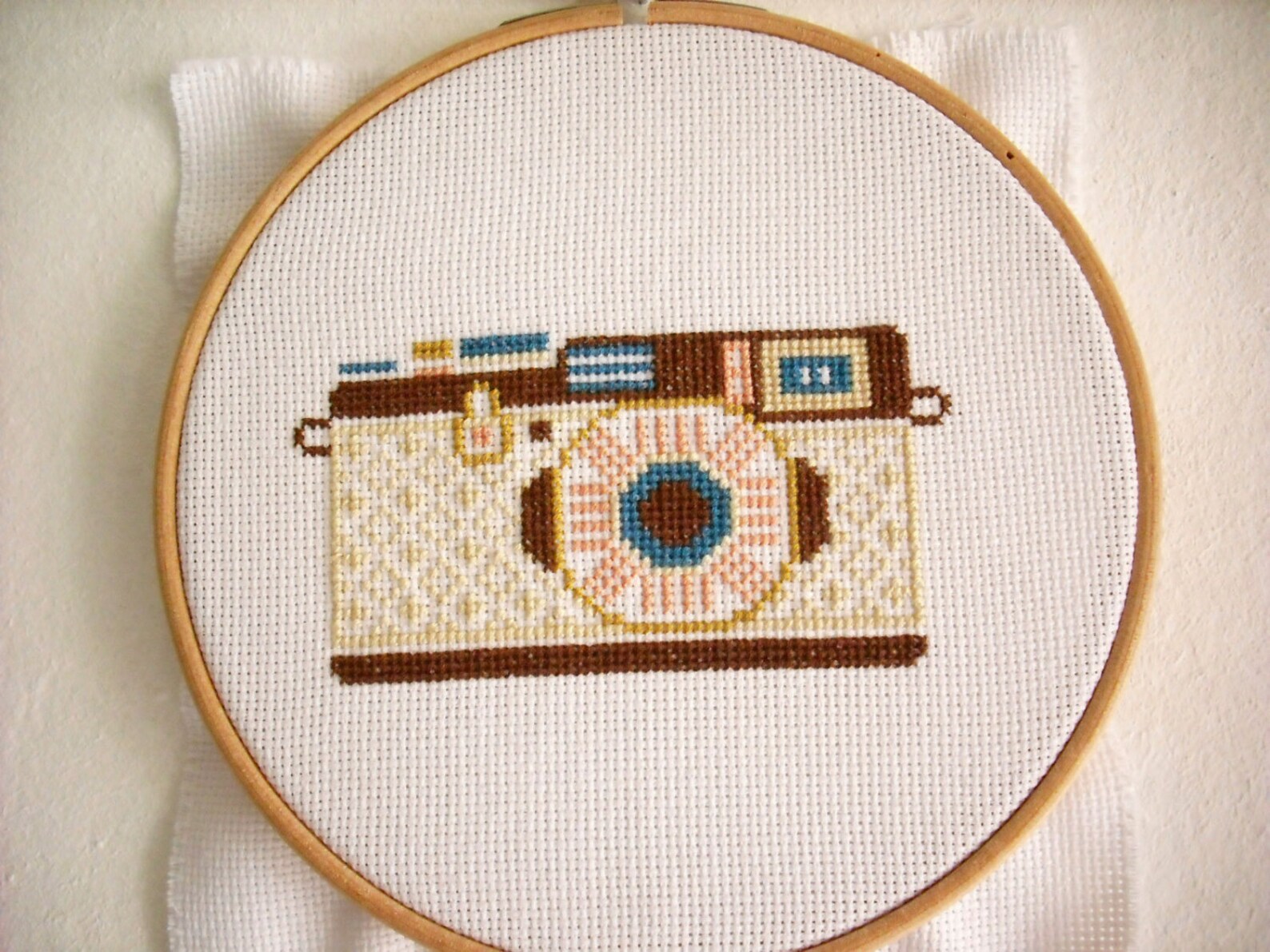 Cross Stitch Pattern PDF Camera Counted Cross Stitch Pattern Etsy México