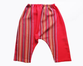 Size 0M-6Y/ Harem Boy/Girl Pants Pattern/ Toddler long pants pattern/ Unisex baby pants pattern/ Childrens Sewing Pattern