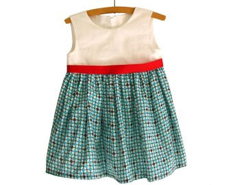 Size 2Y-10Y/ The"NORA" Summer Girl Dress Pattern/ Girls Dress Pattern/ toddler dress pattern/Childrens Sewing Pattern. Easy Sew