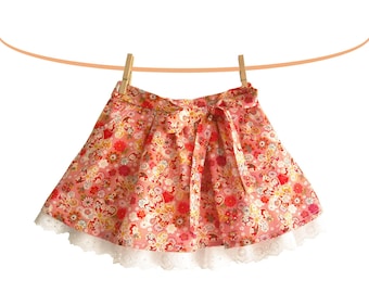 Size 3-7Y/ Summer Layered Skirt Pattern Tutorial/ Toddler skirt pattern/ Girls Skirt Pattern/ Childrens Sewing Pattern