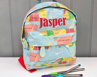 Personalised Boys & Girls Backpack, Toddler Nursery Bag.