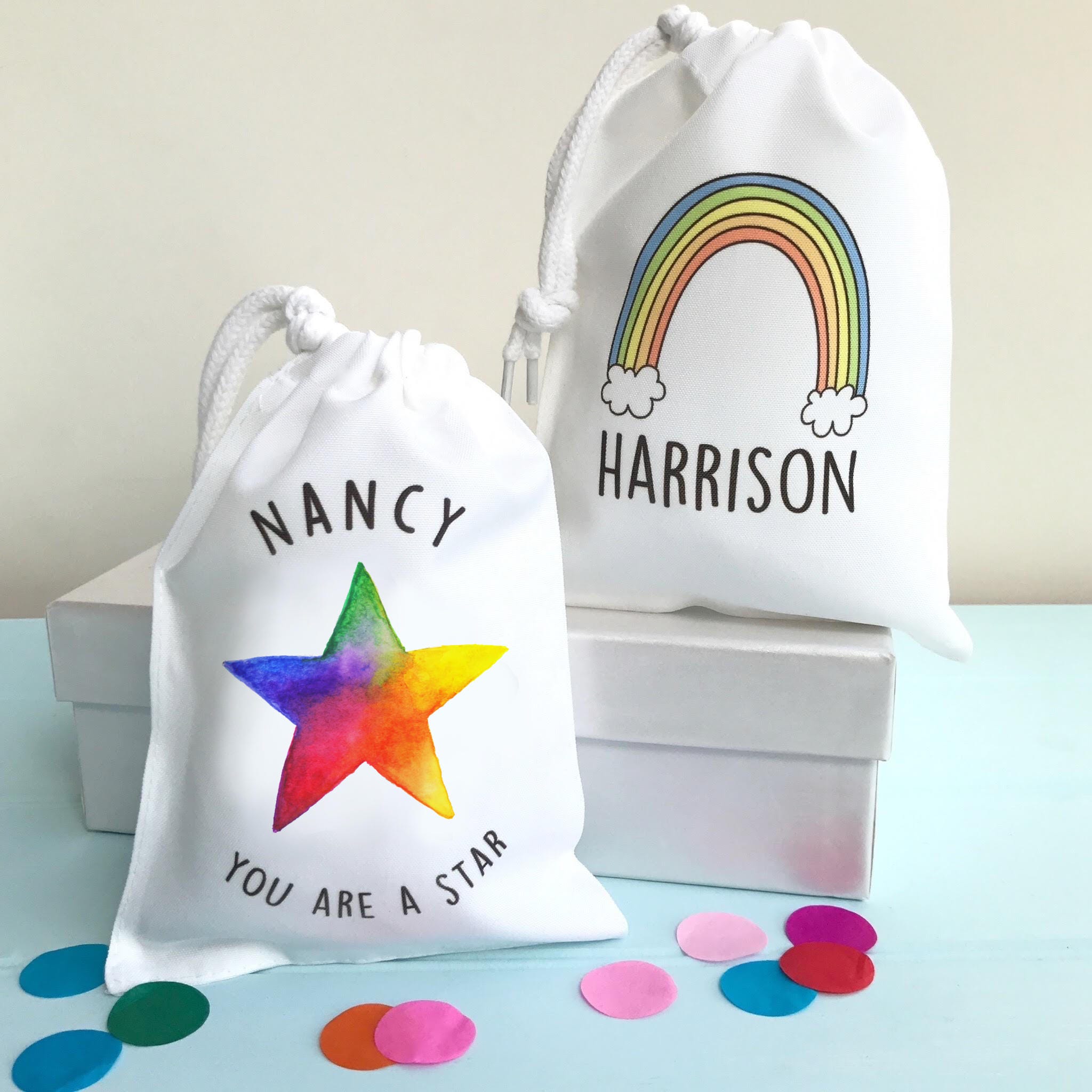 Gift Bags Personalised Party Bags Favour Bags for Boys and Etsy