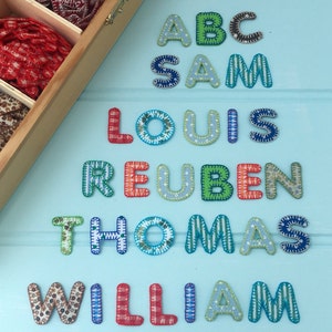 2 Inch Iron on Felt Letters, Choose Quantity and Colors, No Sew Lowercase  Alphabet Letters 