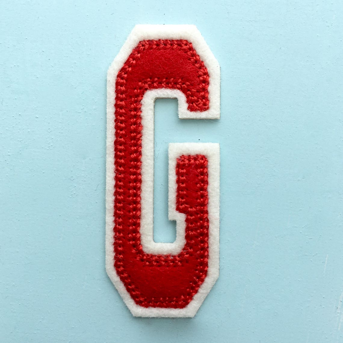 Embroidered Iron on Patch Varsity Alphabet Letters Custom Name Etsy