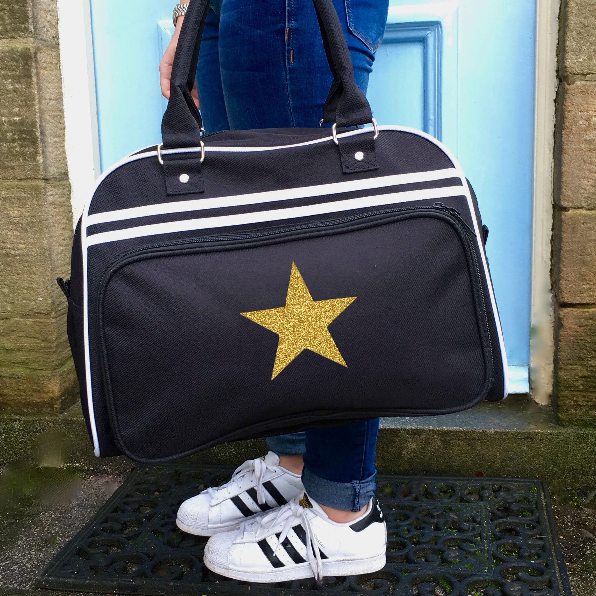 Glitter weekend bag best sale
