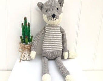 Soft Toy Knitted Fox