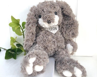 Personalised Soft Toy Fluffy Rabbit