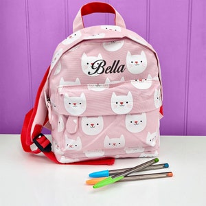 Mini sac à dos personnalisé pour garçons et filles, sac pour tout-petits, prénom de l'enfant, cartable personnalisé pour la rentrée