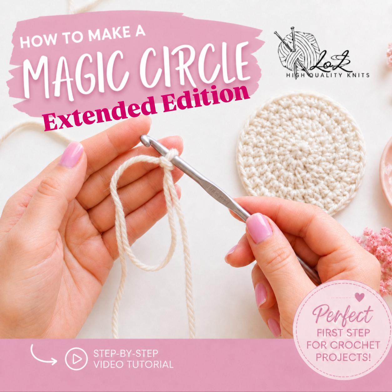 40 Beautiful Circle Crochet Patterns To Make For Your Home 13 Make Magic Circle Crochet Tutorial Video & Guide