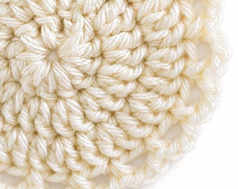 Scalloped Coaster Crochet Pattern | Instant Download PDF | US Terms