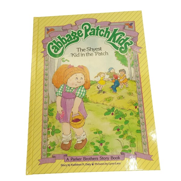 Vintage Cabbage Patch Kids The Shyest Kid in the Patch Hardcover Book 1984 Illustrated