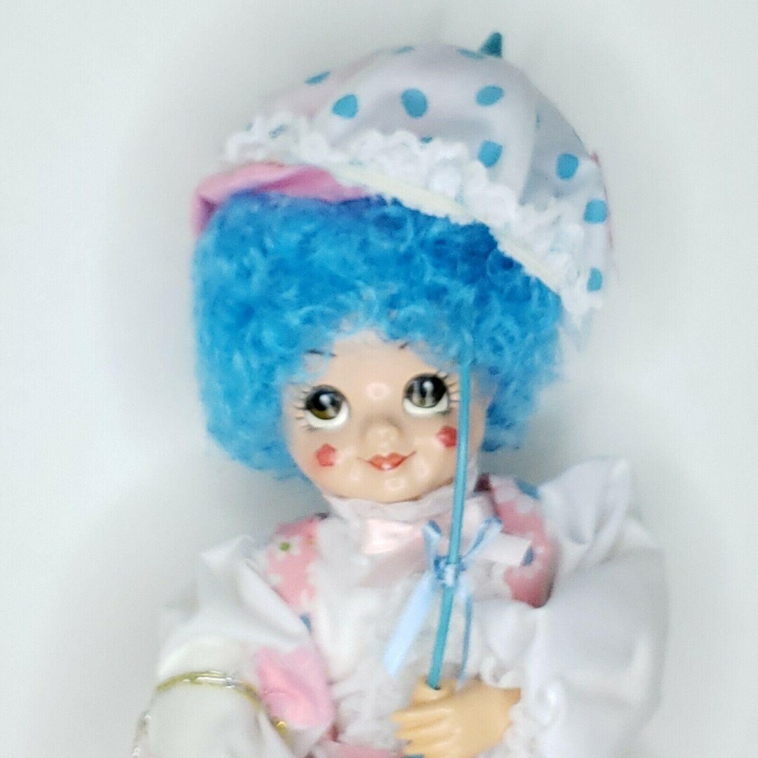 Brinns Calendar Clown Doll April Vintage 1986 April Showers Pink Print