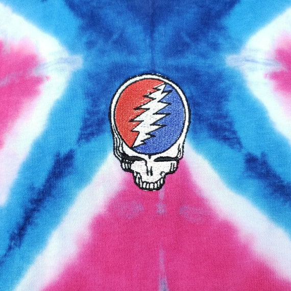 Vintage Grateful Dead Tie Dye T Shirt XL Mens Ste… - image 6