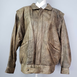 Vera Pelle Lavorazione Artigiana Jacket Size 52 Brown Soft Leather