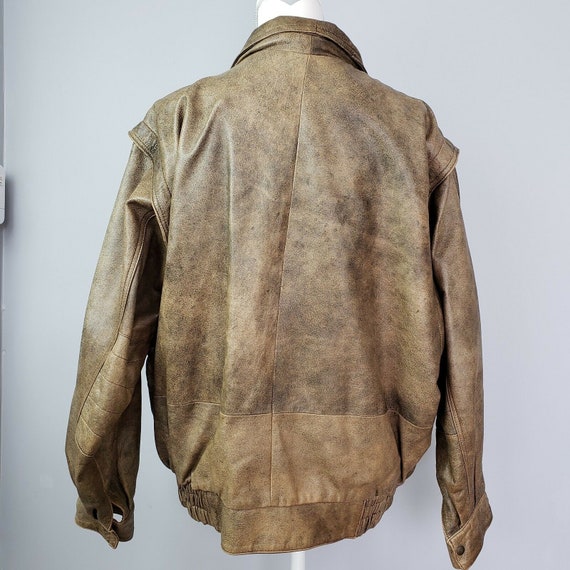 vera pelle lavorazione artigianale leather jacket