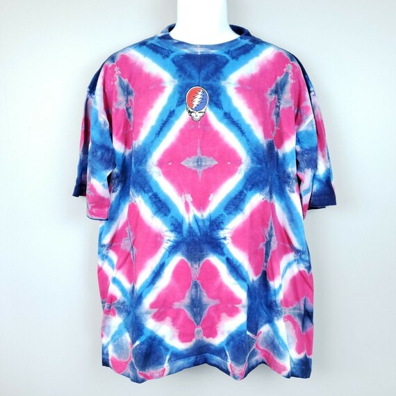 Tie Dye T Shirt XL Mens Steal Your Face Off Embroi