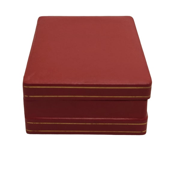 Vintage Red Omega Watch Box Only 50s or 60s Chron… - image 8