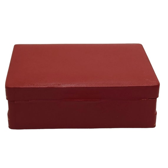 Vintage Red Omega Watch Box Only 50s or 60s Chron… - image 10