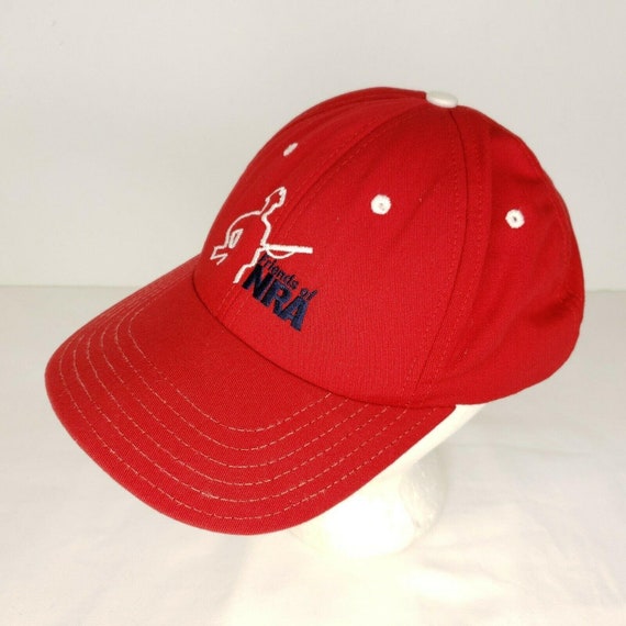 Vintage Friends of the NRA Snapback Ball Cap Red … - image 4