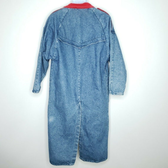 Vintage Pioneer Wear Jean Coat Duster Womens 10 R… - image 3