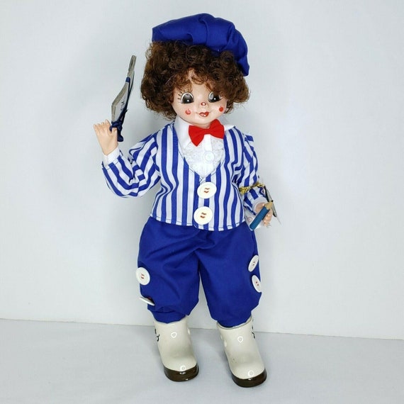 Brinns Calendar Clown Doll September Vintage 1986 School Days COA Tags Korea 14 Inch Etsy