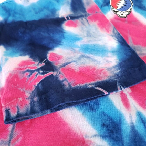 Vintage Grateful Dead Tie Dye T Shirt XL Mens Ste… - image 9