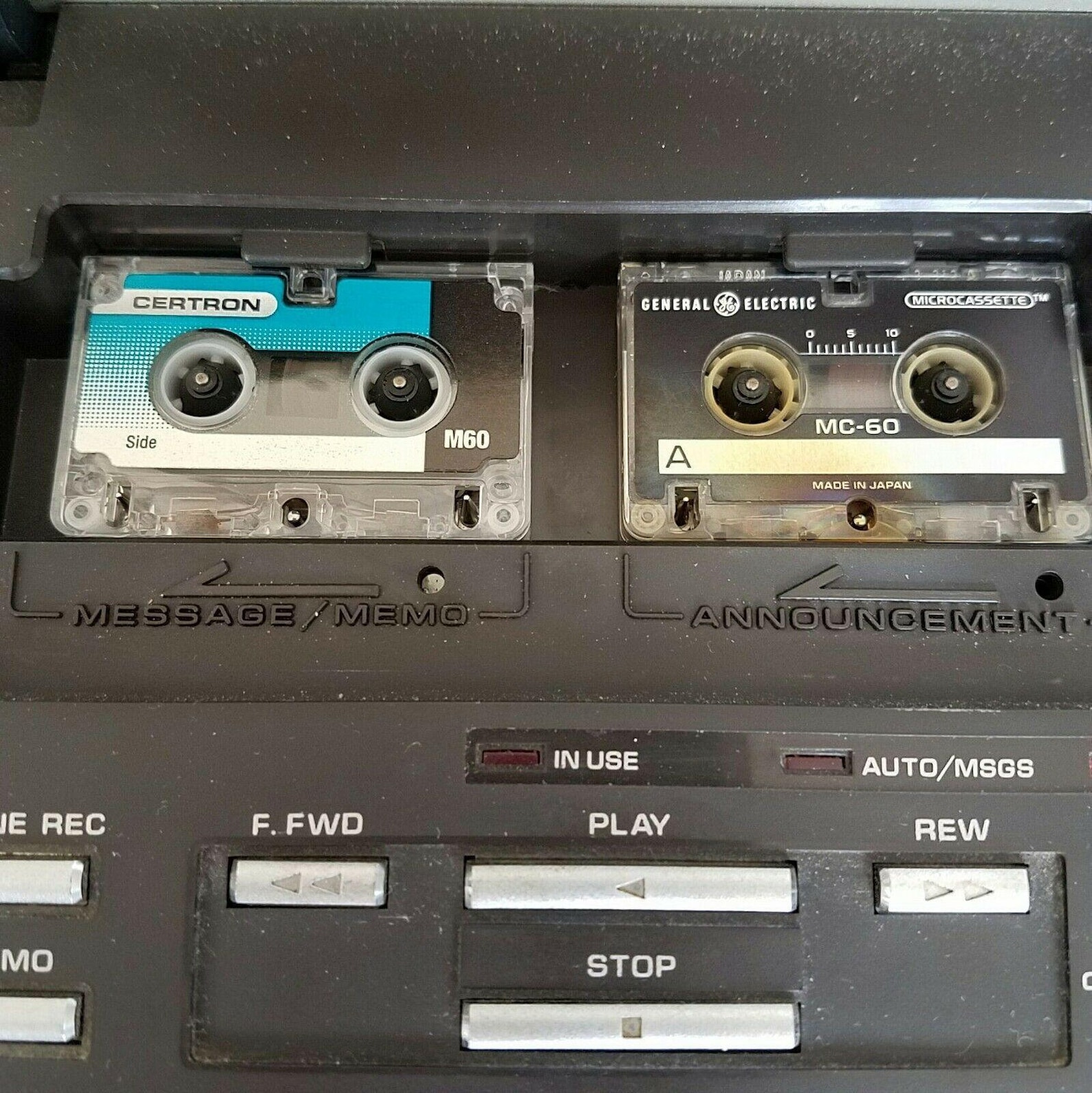 GE Micro Cassette Telephone Answering Machine Model 29880B Etsy