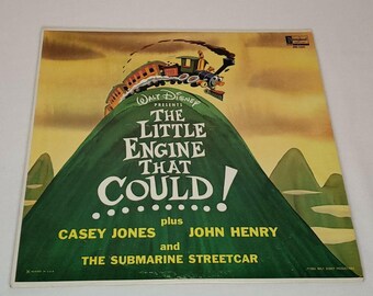 The Little Engine That Could LP Record Album 1960s Walt Disney Disneyland Record