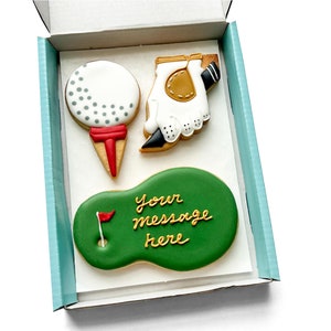 Personalised Golf Fan Biscuit