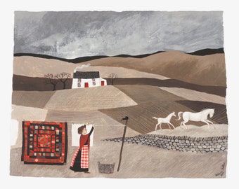 Signed, titled and numbered fine art print of "Carlam Cyntaf" - from an original artwork by Valériane Leblond