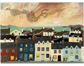 Signed, titled and numbered fine art print of 'Adar y dre'' - from an original artwork by Valériane Leblond