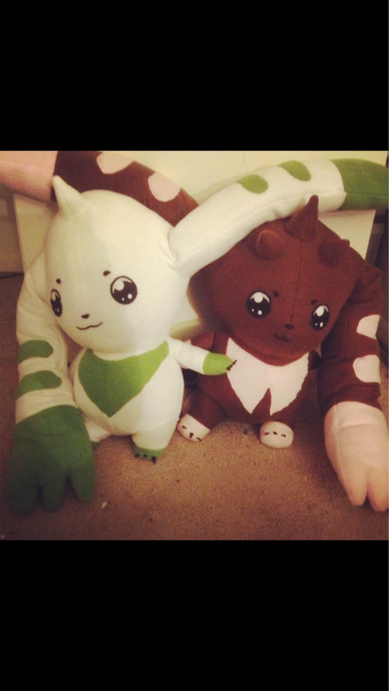 Terriermon or Lopmon Digimon plush life sized | Etsy