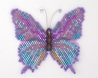 Amethyst Hairstreak Butterfly Pattern and Tutorial