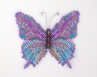 Bead Kit for Amethyst Hairstreak Butterfly includes Pattern/Tutorial