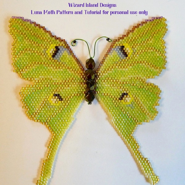 Luna Moth PDF Pattern and Tutorial