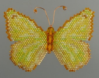 Common Ringlet Butterfly  Pattern and Tutorial