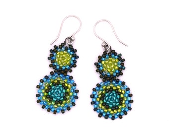 Mandala Earrings Pattern and Tutorial
