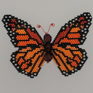 Bead Kit for Monarch Butterfly includes PDF pattern/tutorial