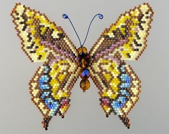 Bead Kit for Old World Swallowtail Butterfly includes Pattern/Tutorial