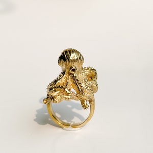 Octopus Brass Ring s2 image 1