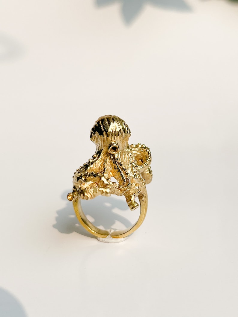 Octopus Brass Ring s2 image 1