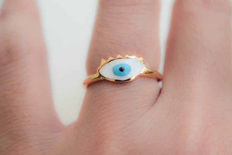 Blue Eye Ring