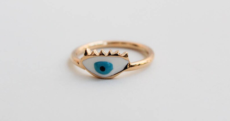 Blue Eye Ring