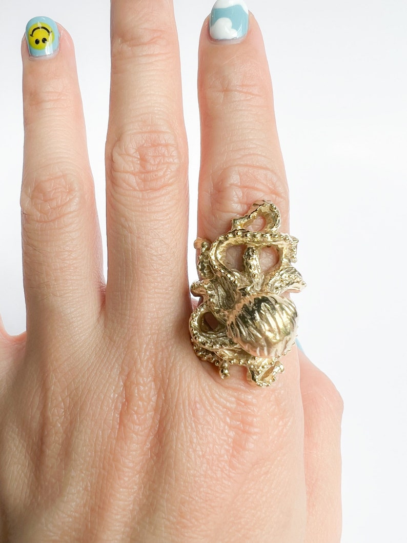 Octopus Brass Ring s2 image 3