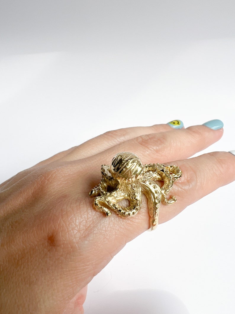 Octopus Brass Ring s2 image 4