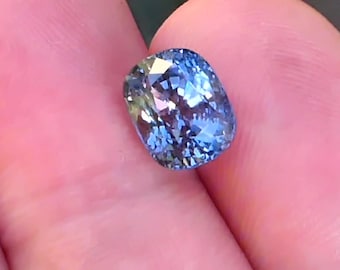 3.82 cts. - Brilliant Color Shift Gem Color Blue Spinel – Will Fit In a 9 mm 7 mm Mount!