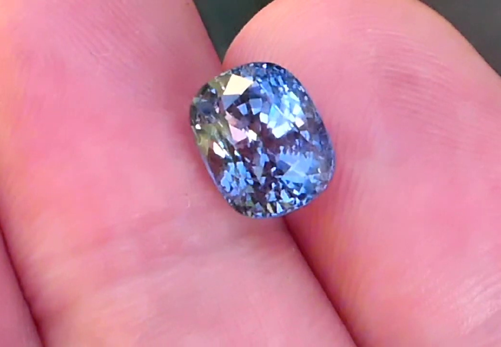 3.82 Cts. - Brilliant Color Shift Gem Color Blue Spinel – Will Fit in a ...