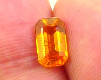 2.56 cts - Glowing GIA Report "Heat" Only Orange Sapphire With Video!