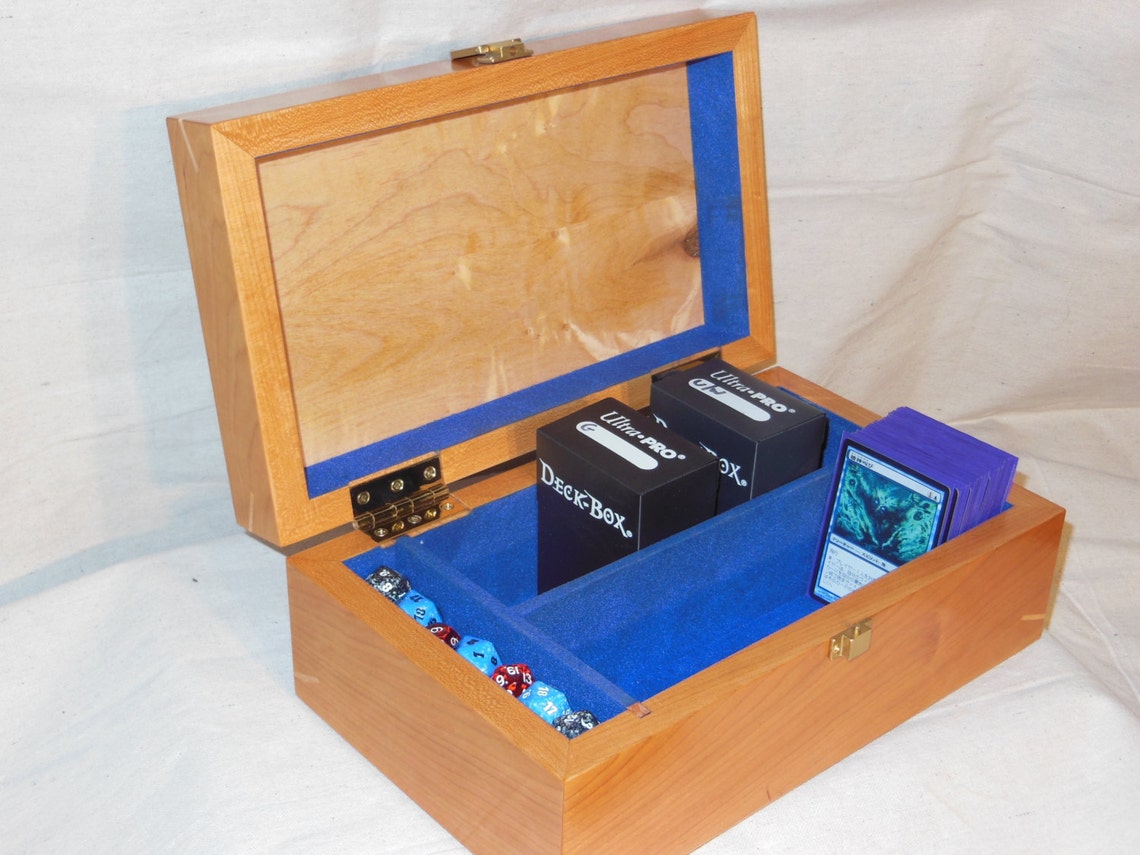 Magic the Gathering Wood Deck Box. Etsy