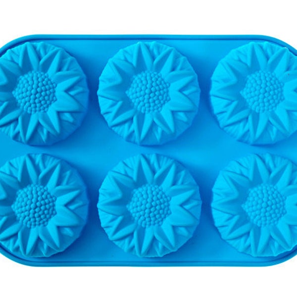 Sunflower Silicone Mold, Soap Mold, Soapmaking Supplies, DIY Soap Maker,